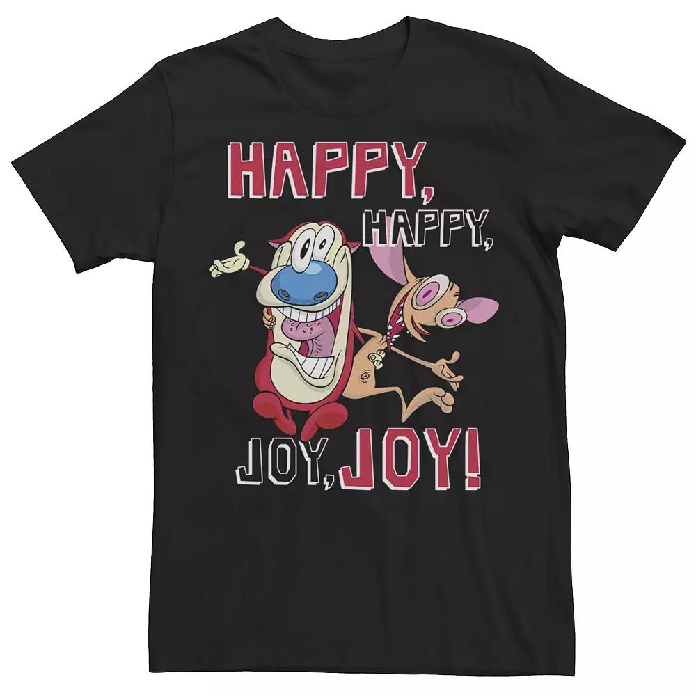 Men's Ren & Stimpy Happy Happy Joy Joy Tee,  Product Image