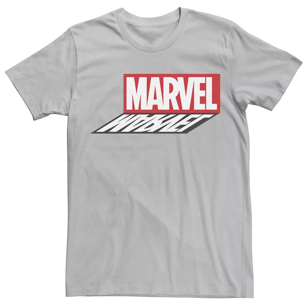 Men's Marvel Mirrored Logo Graphic Tee,  Product Image