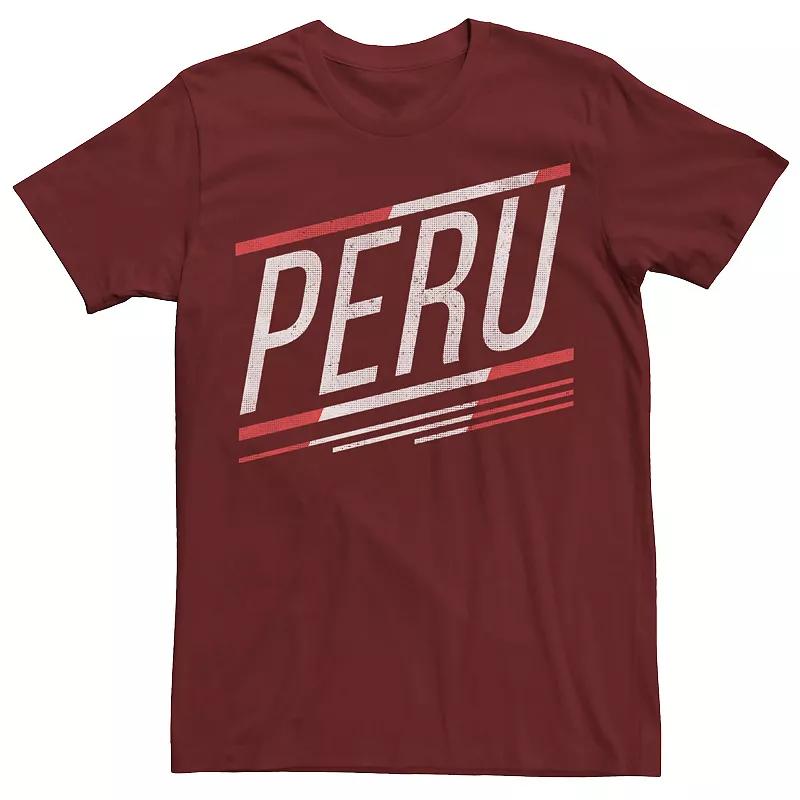 Men's Gonzales Puru Slanted Stripe Logo Tee,  Product Image