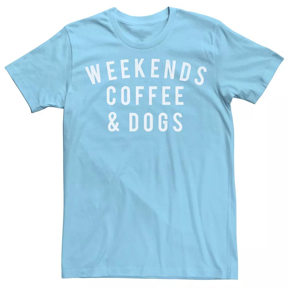 Men's Weekends Coffee And Dogs Tee,  Product Image