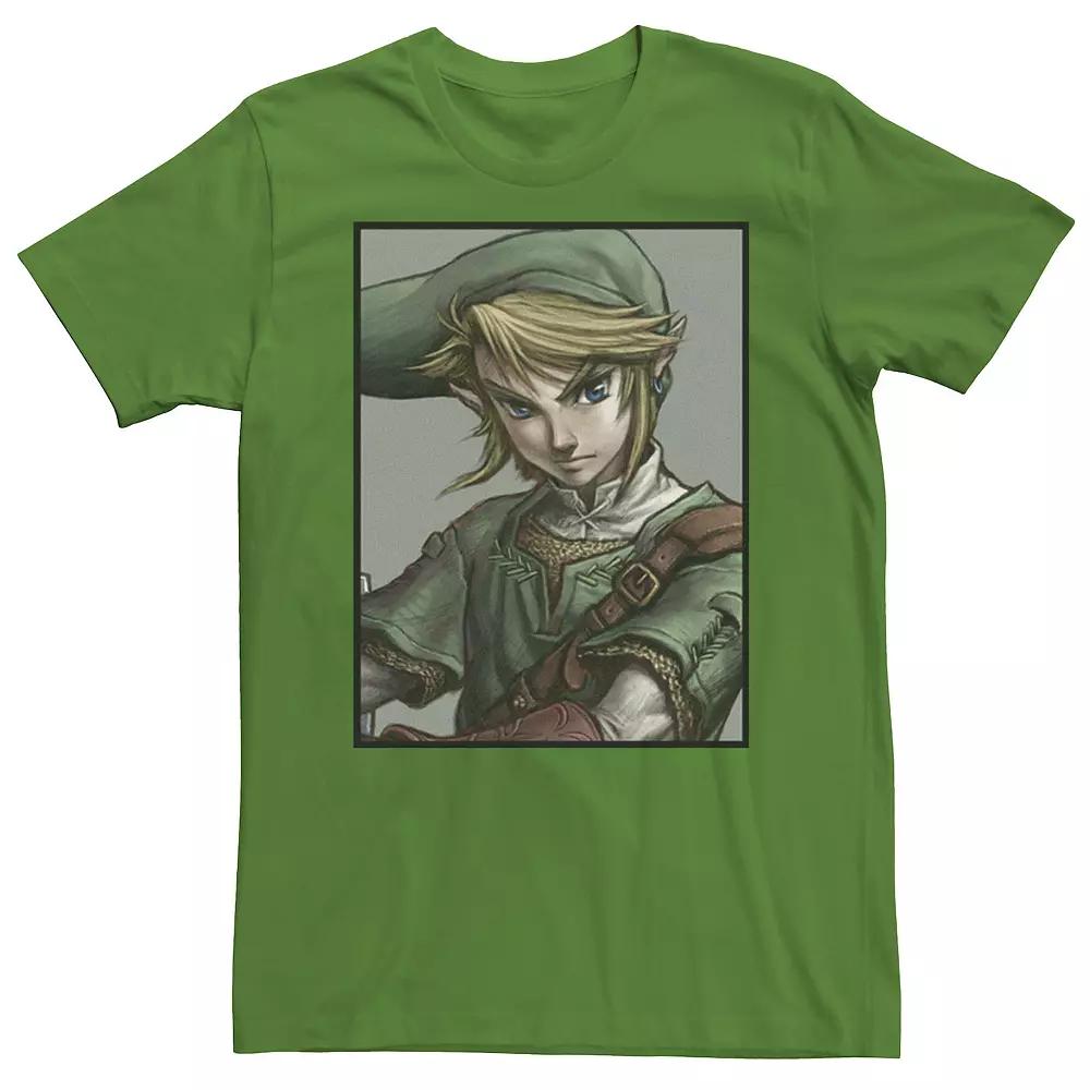 Men's Legend of Zelda Link Twilight Face Portrait Tee,  Product Image