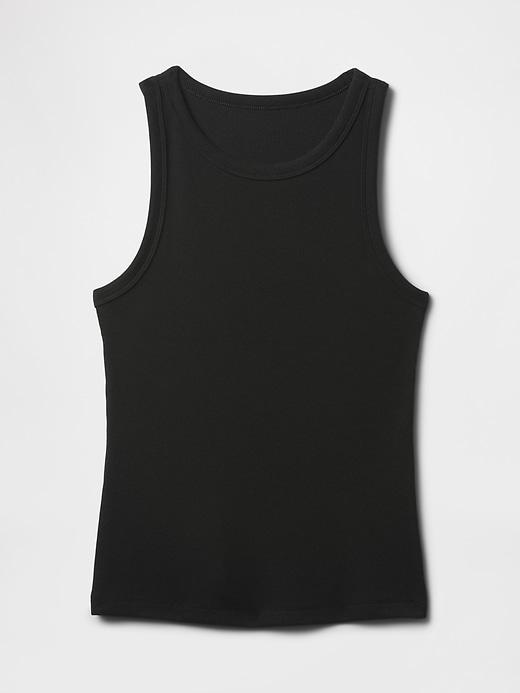 Modern Rib Halter Tank Top Product Image