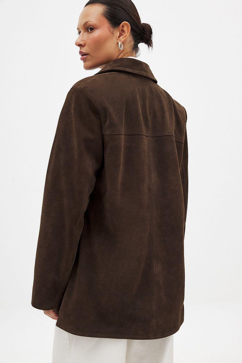 Oversized Suede Blazer Product Image