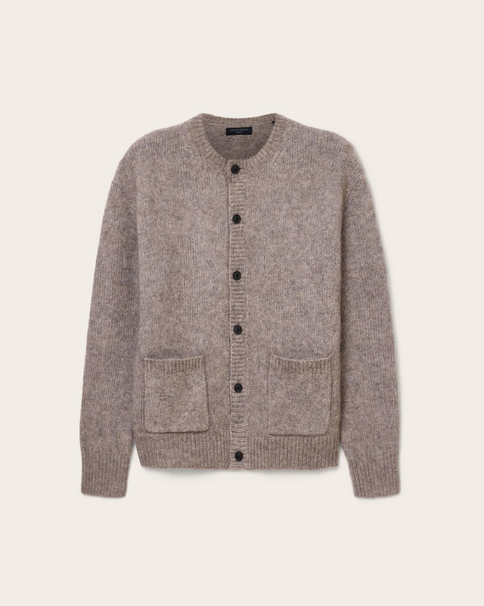 Coby Oversized Cardigan OAK BROWN | ALLSAINTS US Product Image