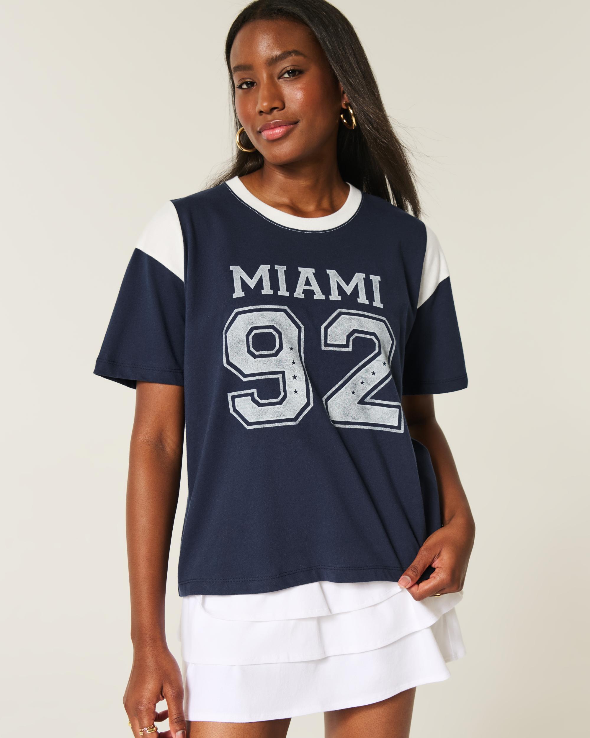 Oversized Miami Graphic Tee Product Image