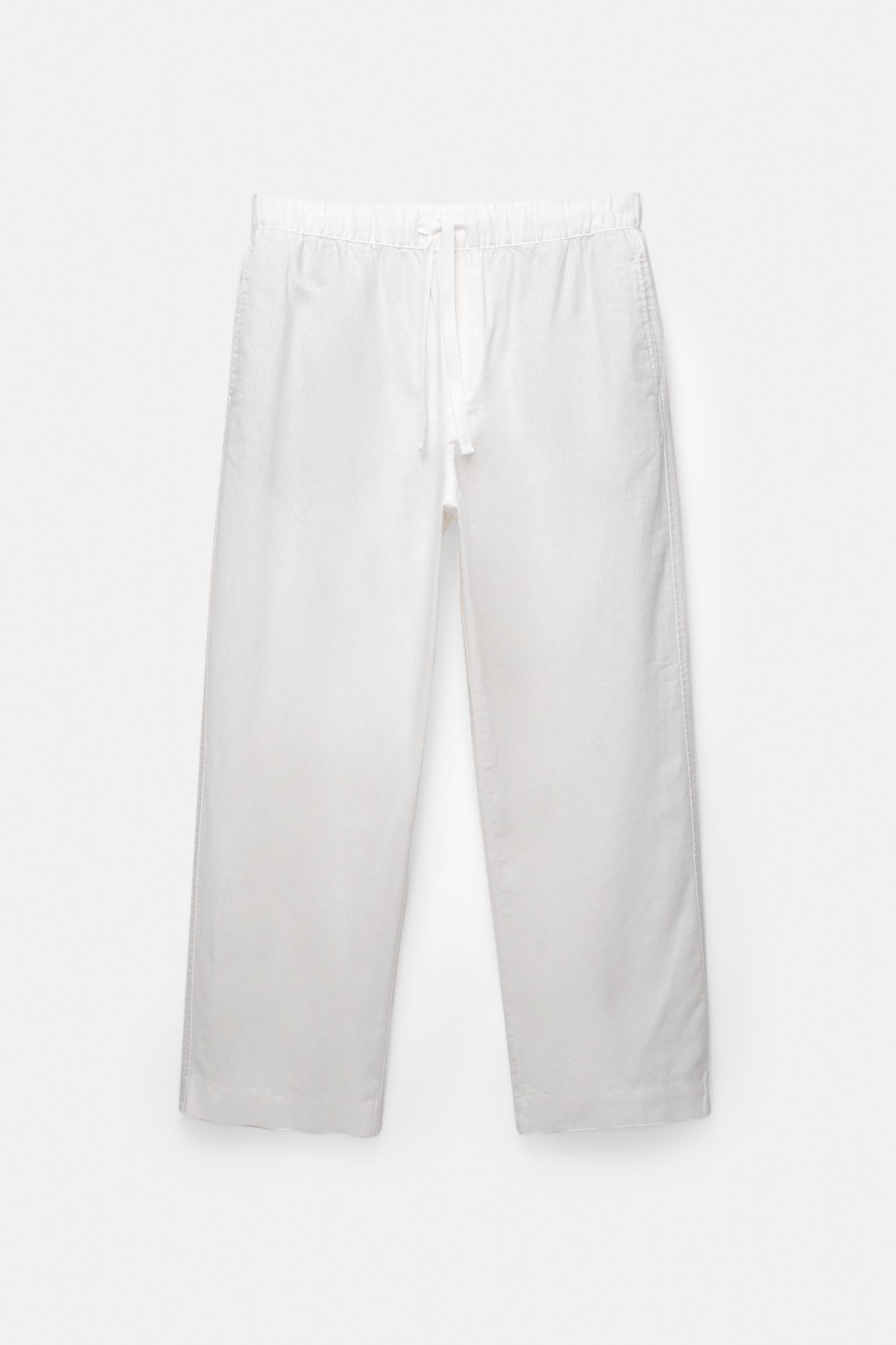 Linen blend sweatpants Product Image