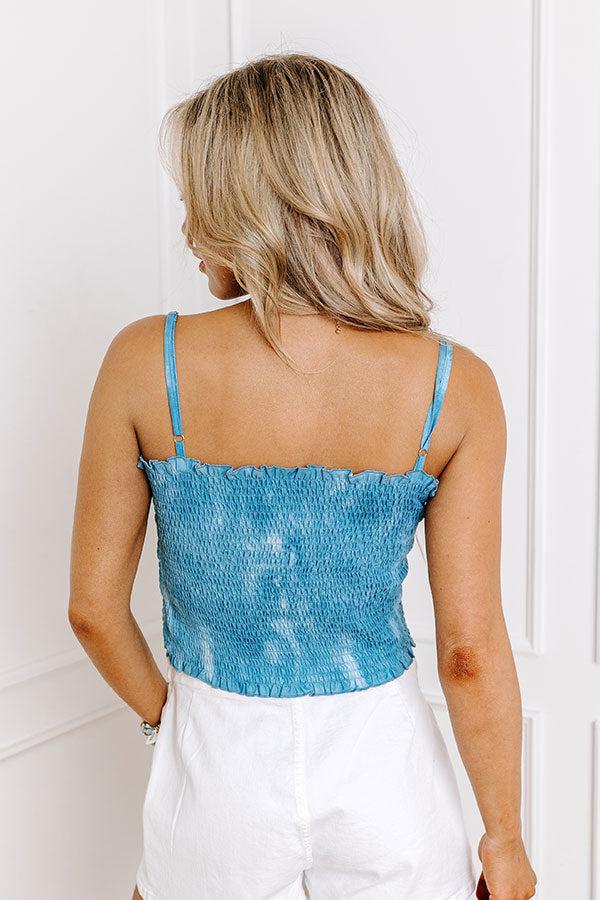 Coastal Effect Smocked Tank Product Image