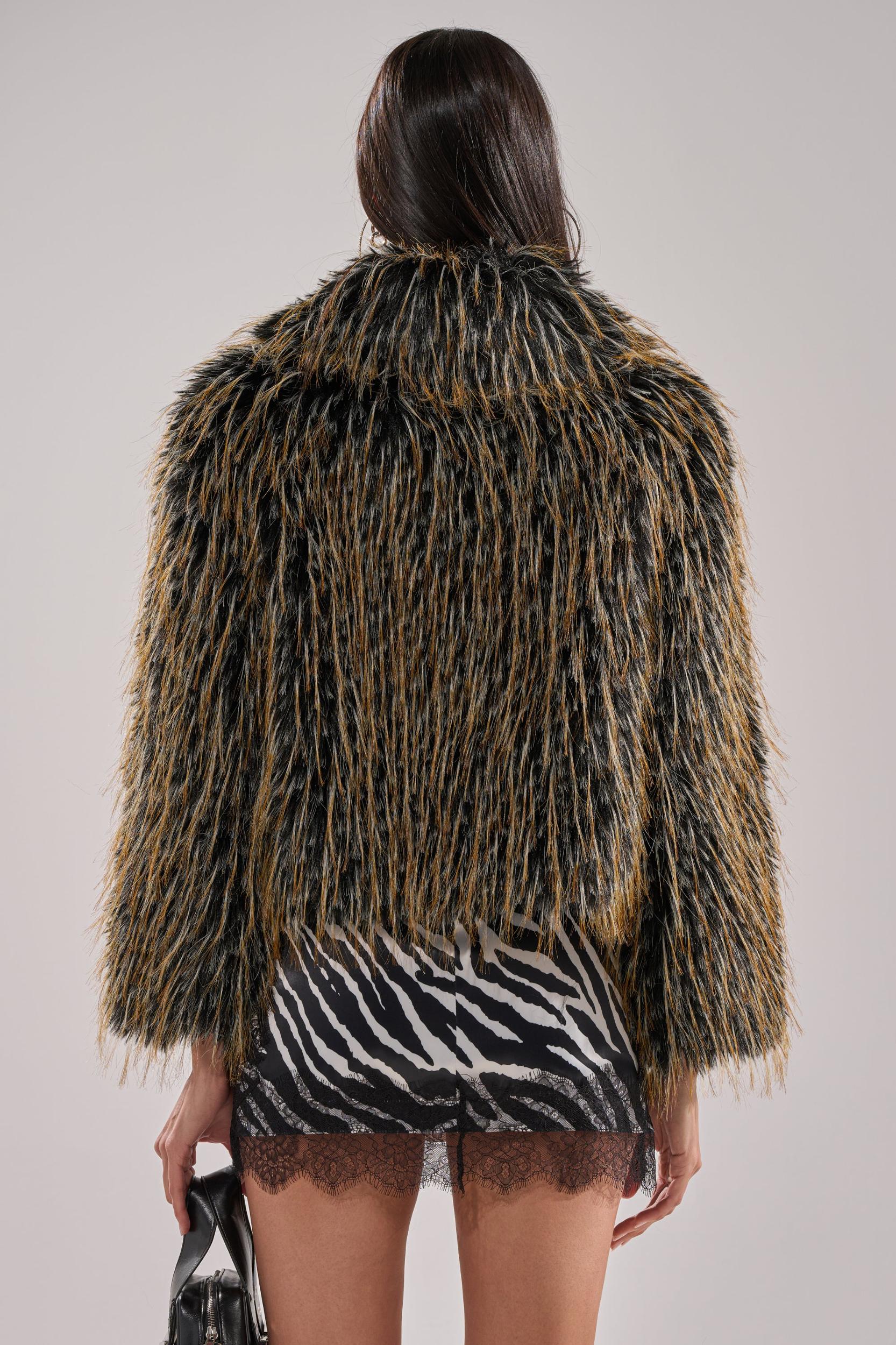 JUPITER FAUX FUR COAT Product Image