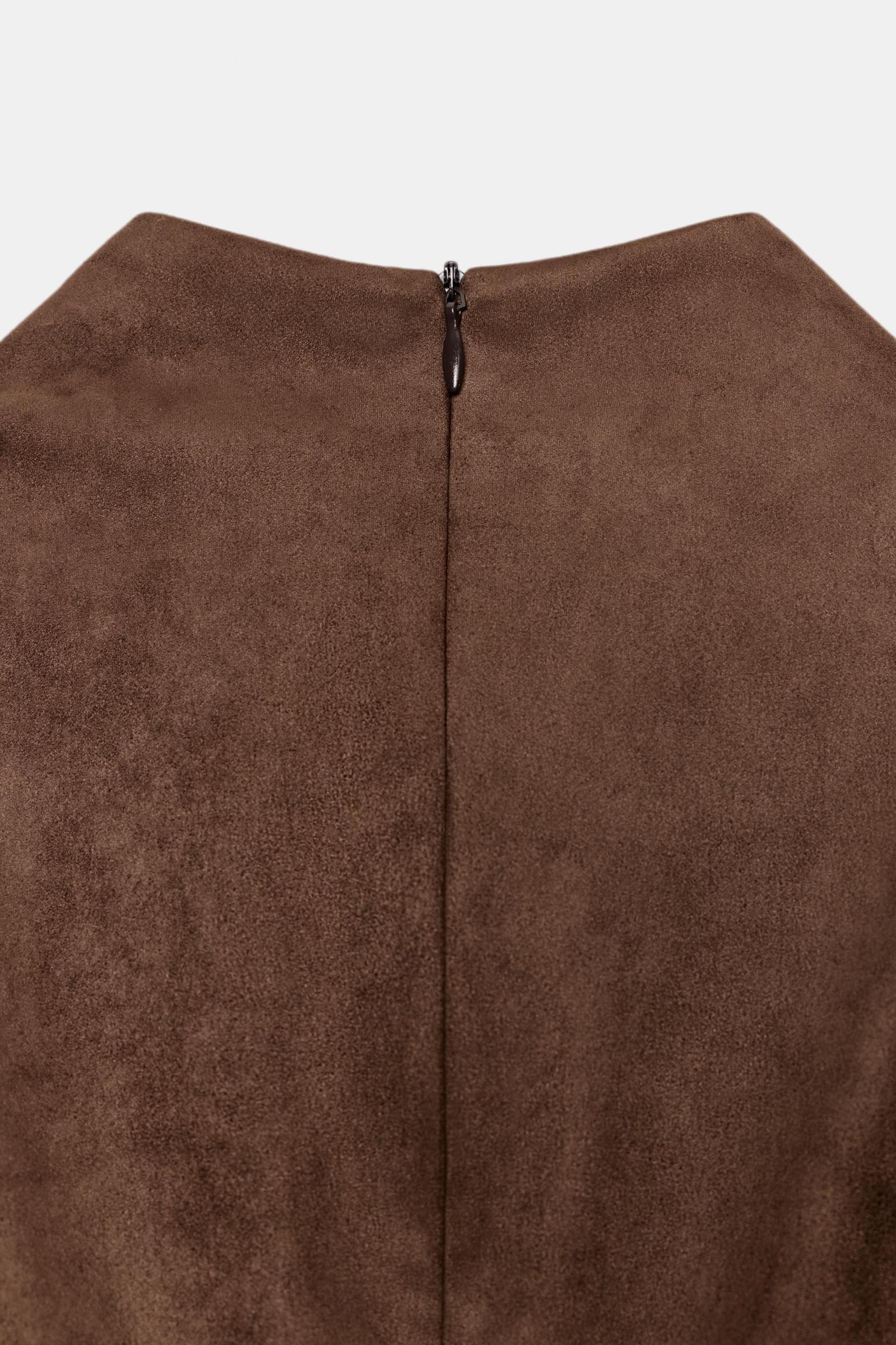 FAUX SUEDE TOP Product Image