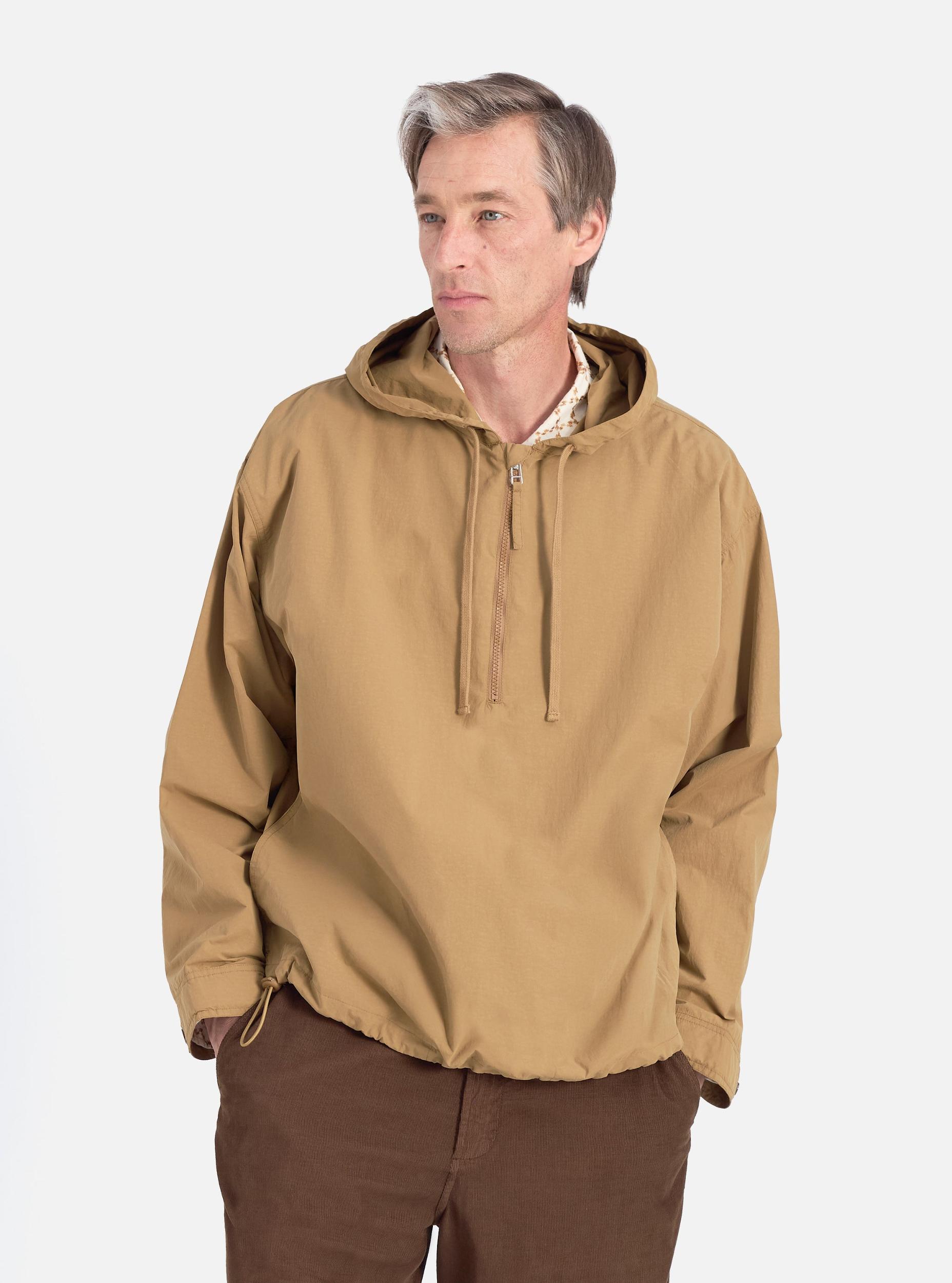 Universal Works Liam Jacket in Dark Sand Peach Recycled Nylon Product Image