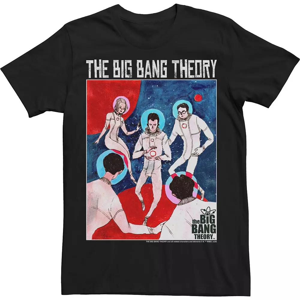 Men's The Big Bang Theory Watercolor Astronaut Poster Tee,  Product Image