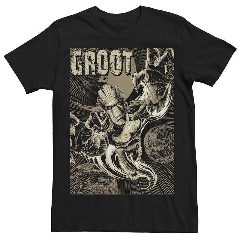 Men's Marvel Retro Groot Space Flight Tee,  Product Image