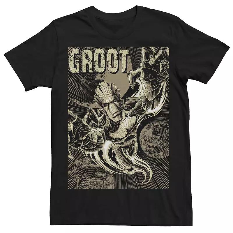 Men's Marvel Retro Groot Space Flight Tee,  Product Image