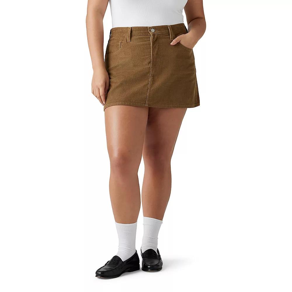 Women's Levi's® A-Line Button Front Mini Skirt,  Product Image