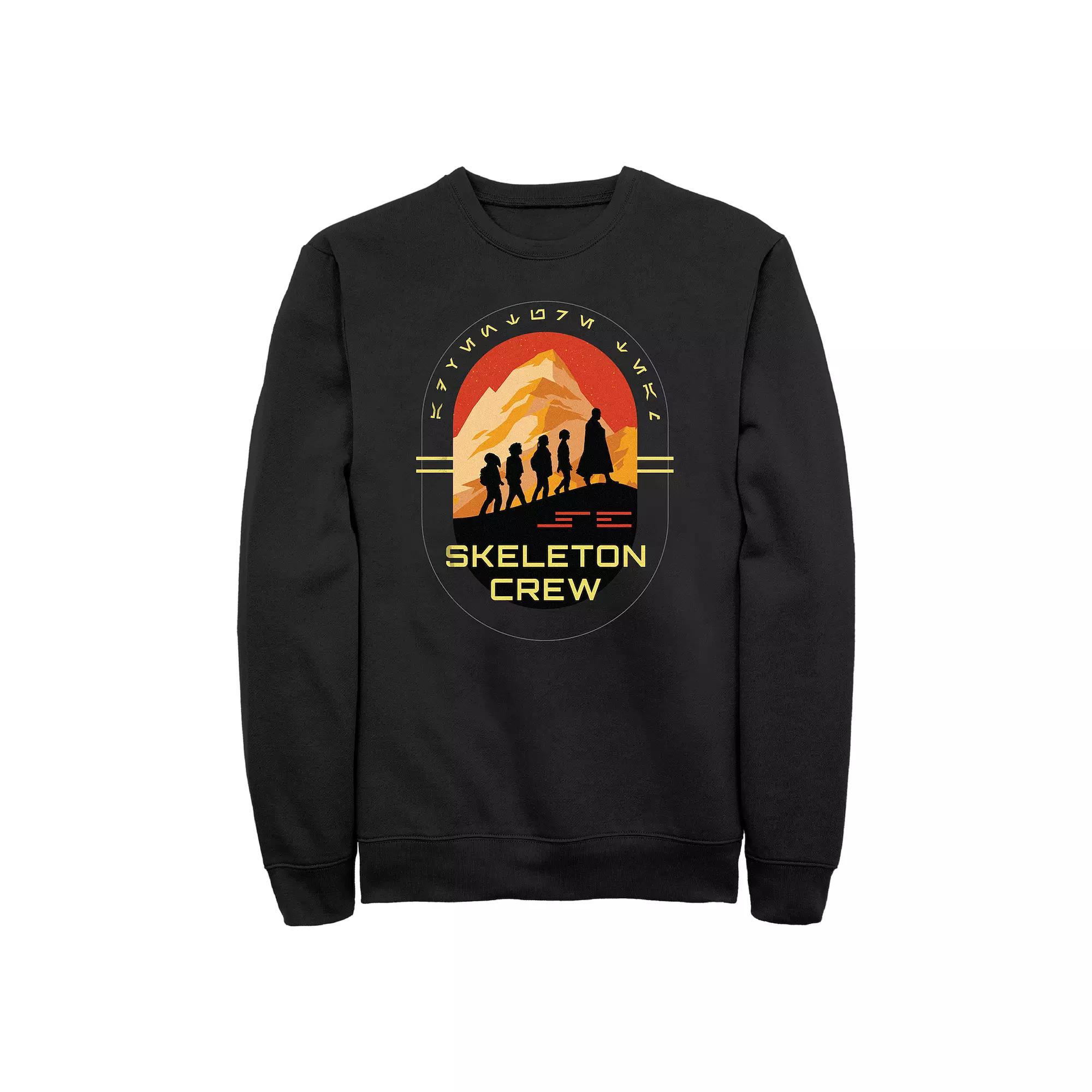 Men's Star Wars Skeleton Crew Walking Silhouettes Fleece Sweatshirt,  Product Image