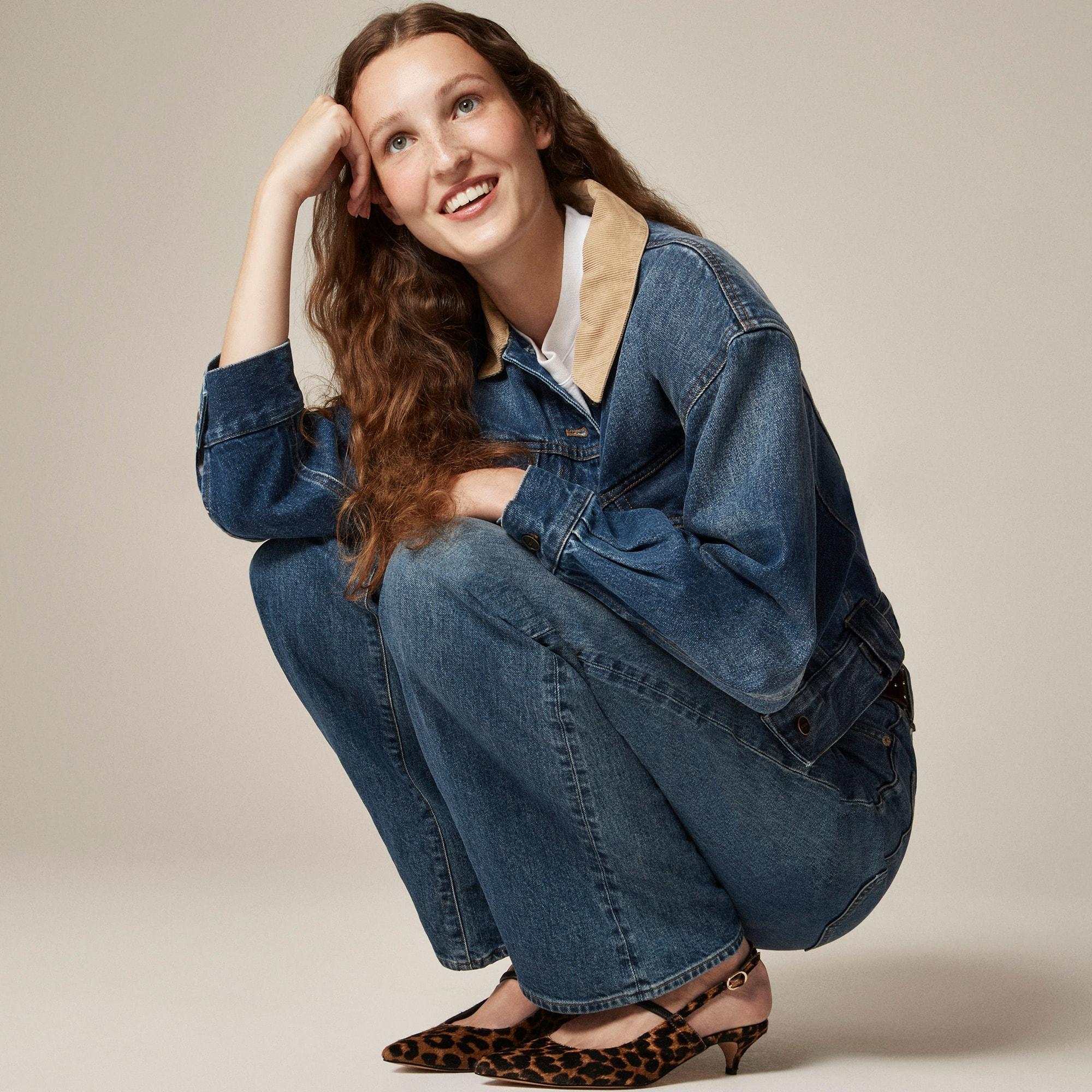 Robin slingback kitten heels in printed calf hair Product Image