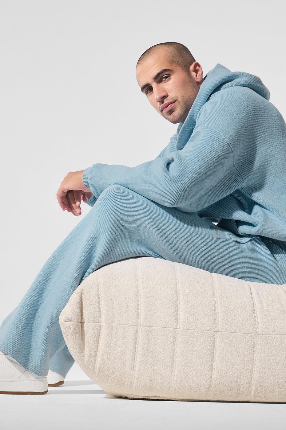 Scholar Hooded Sweater - Celestial Blue Heather Product Image