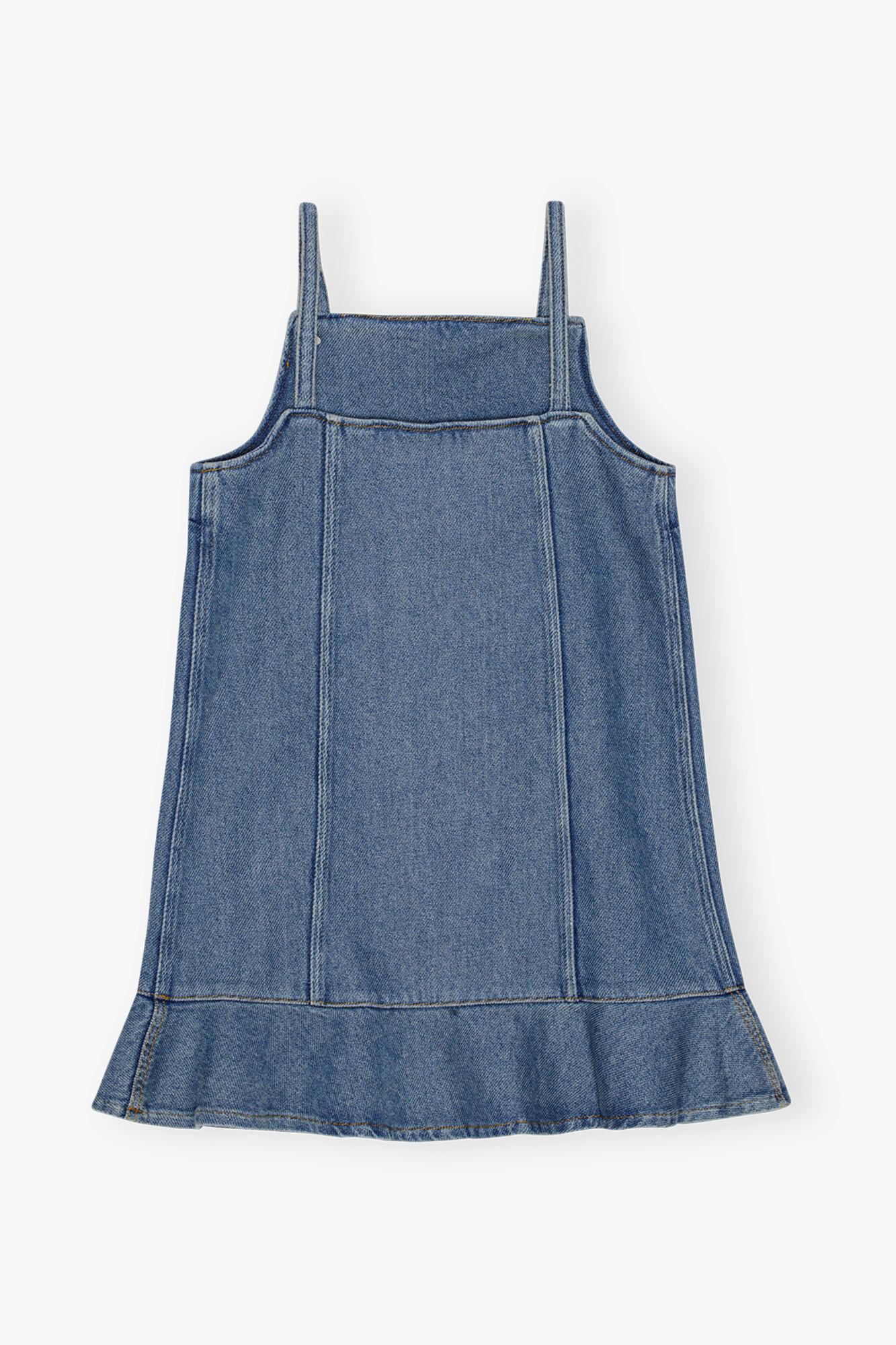 Blue Denim Mini Dress Product Image
