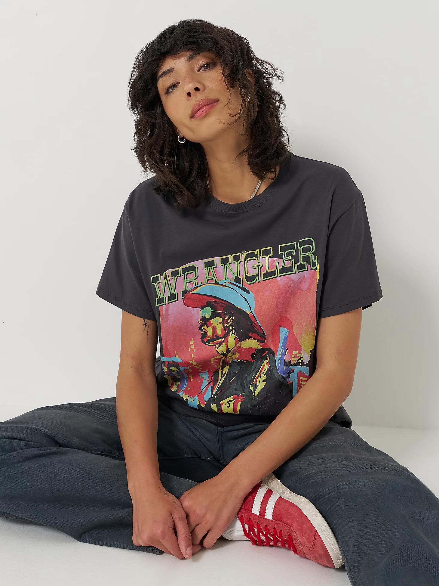 Women's Neon Graphic Tee | Women's TOPS | Wrangler® Product Image