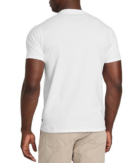 Guess Logo Embroidered Short Sleeve T-Shirt Product Image