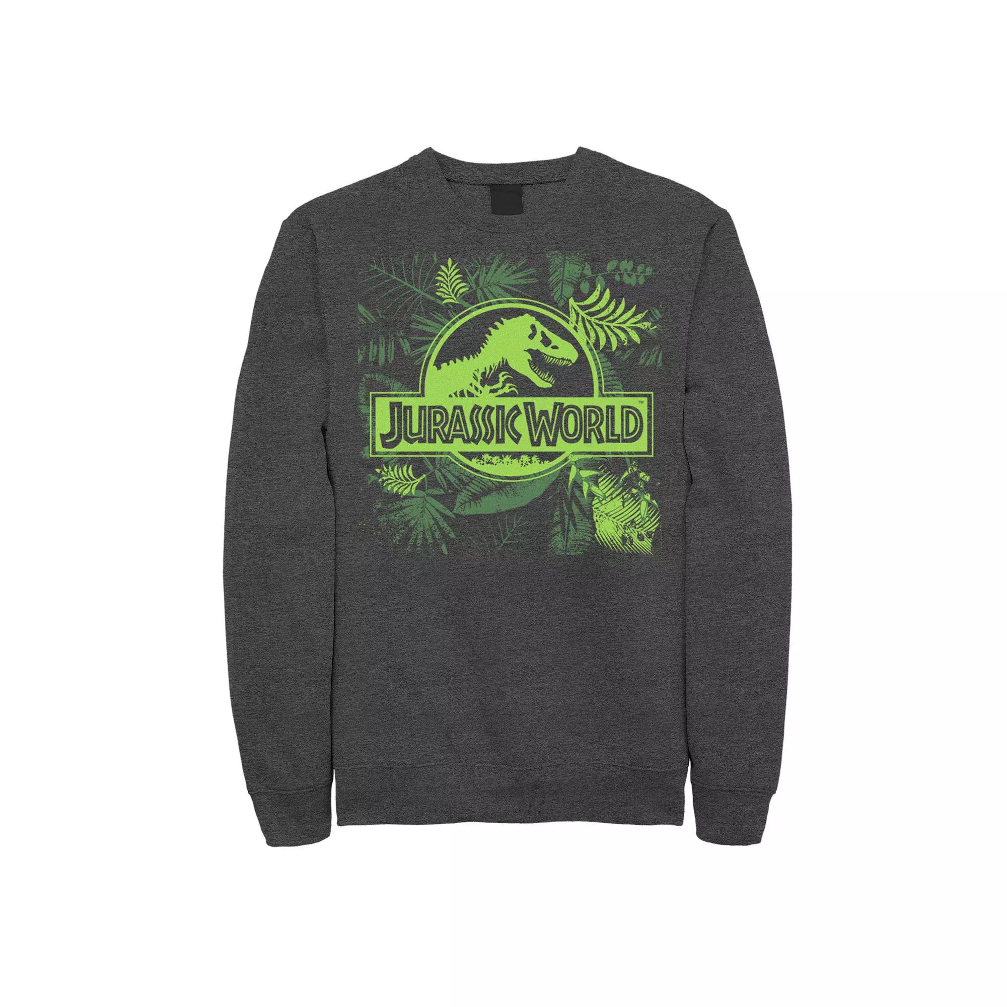 Men's Jurassic World Jungle Classic Logo Pullover Sweatshirt,  Product Image