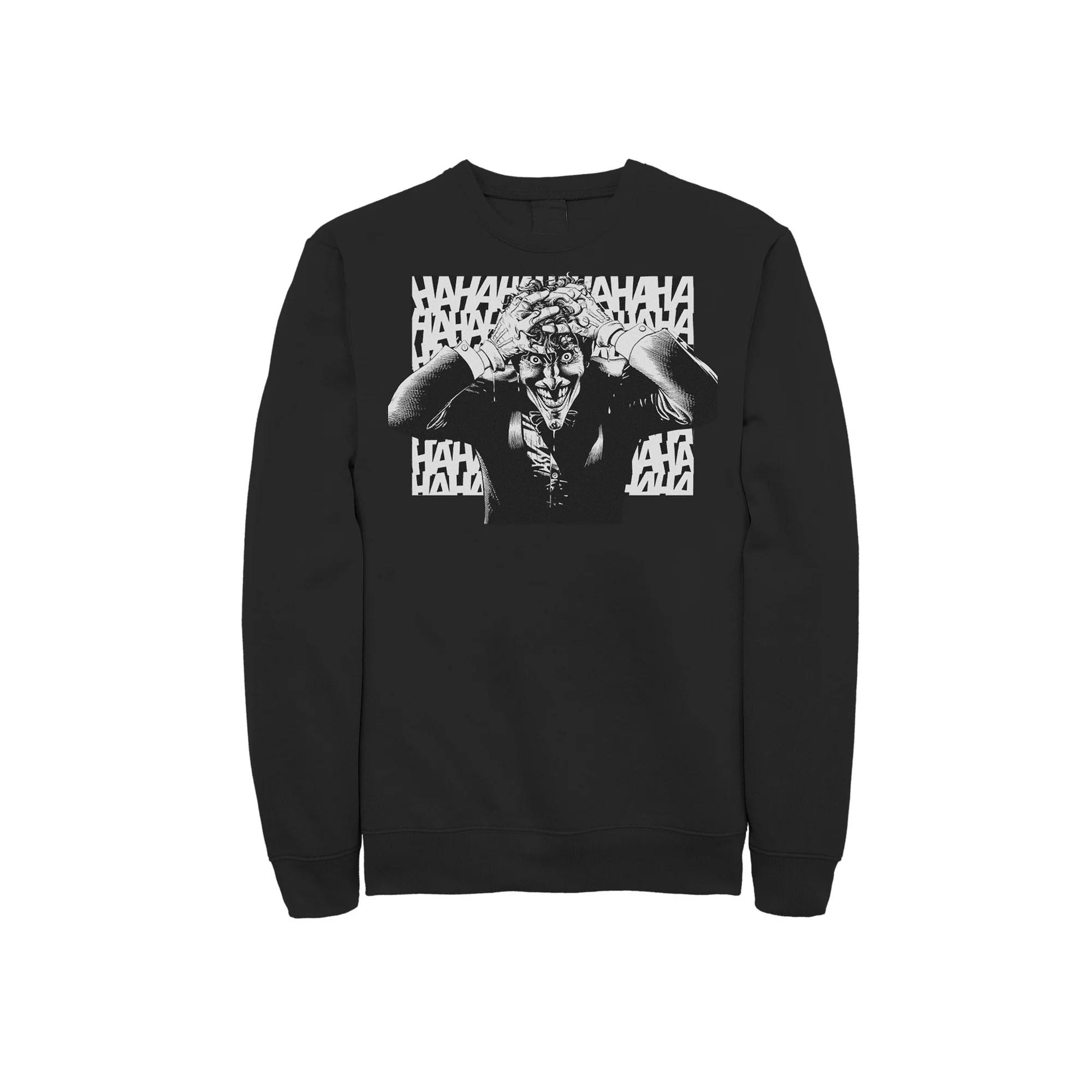 Men's DC Comics The Joker HAHAHA Sweatshirt,  Product Image