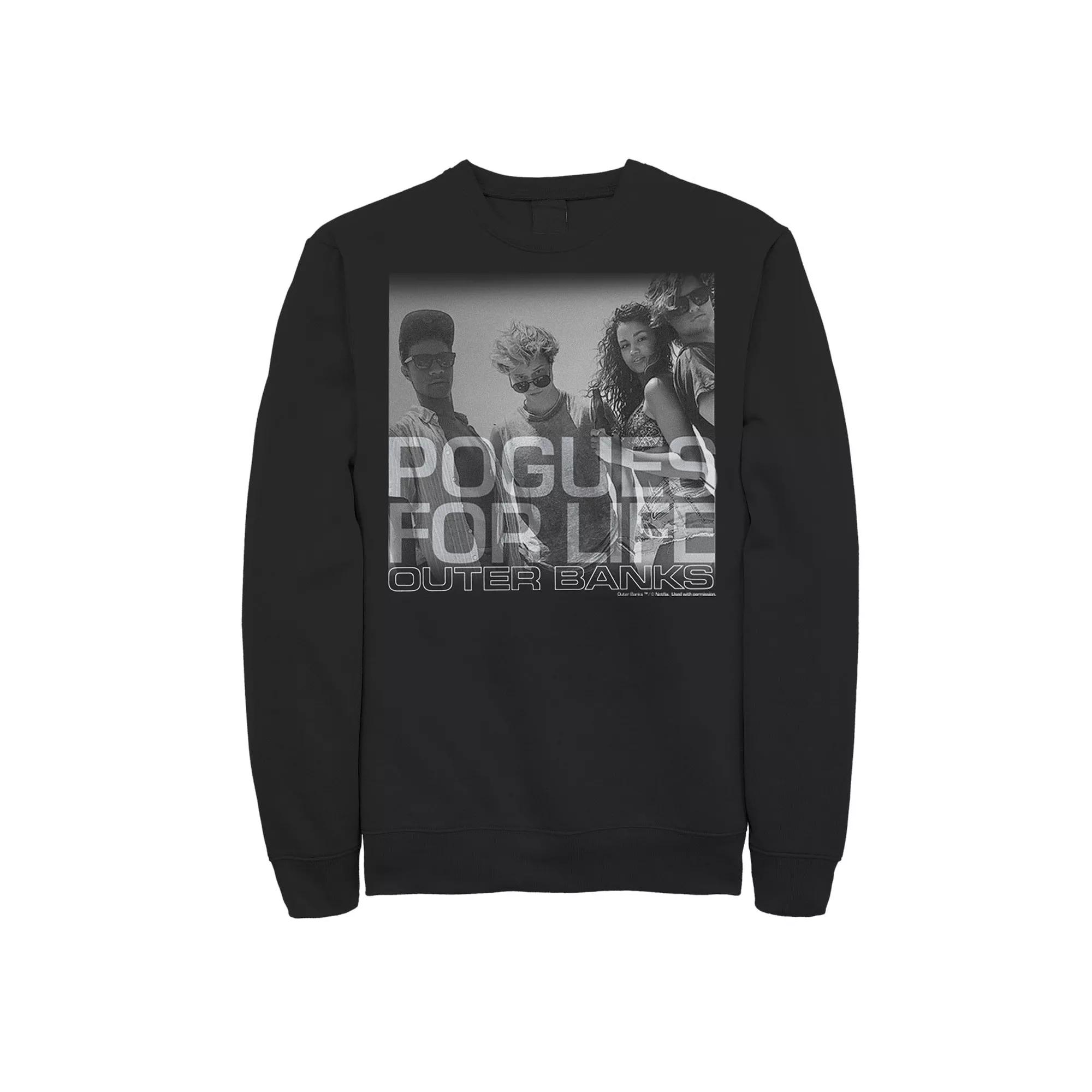 Men's Outer Banks Pogues For Life Sweatshirt, Boy's,  Product Image