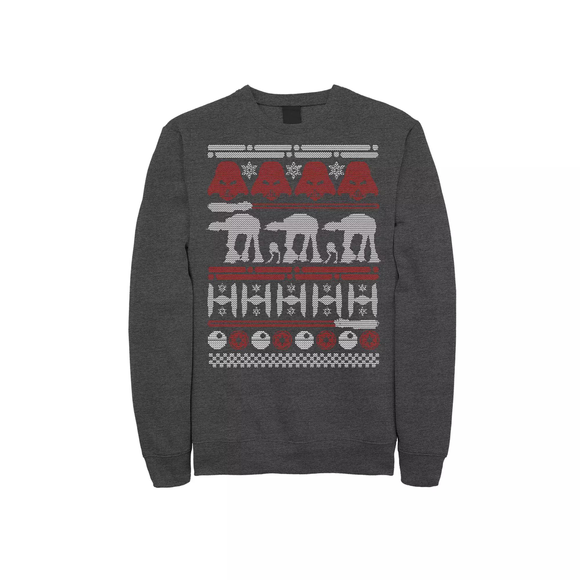 Men's Star Wars Battle Of Hoth Ugly Christmas Sweater Pullover Fleece,  Product Image