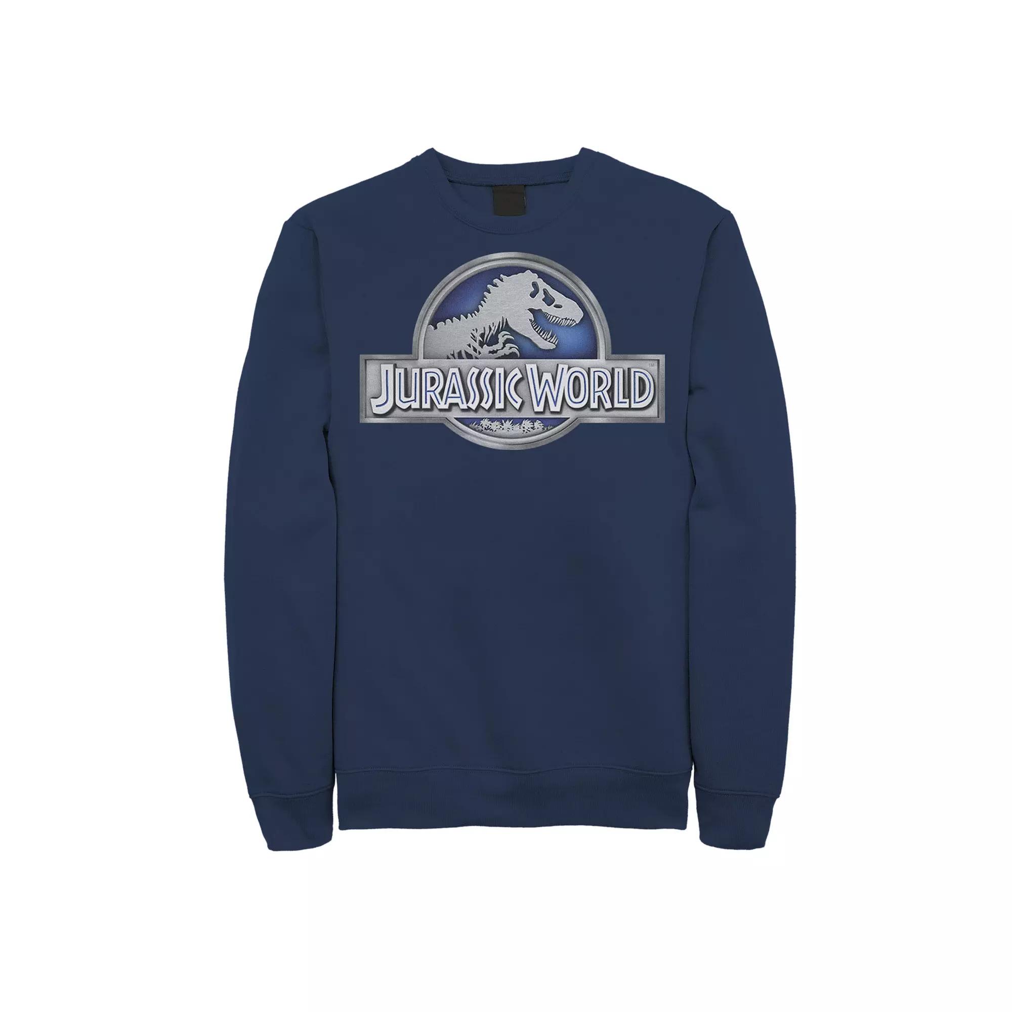 Men's Jurassic World Classic Metal Coin Logo Fleece,  Product Image
