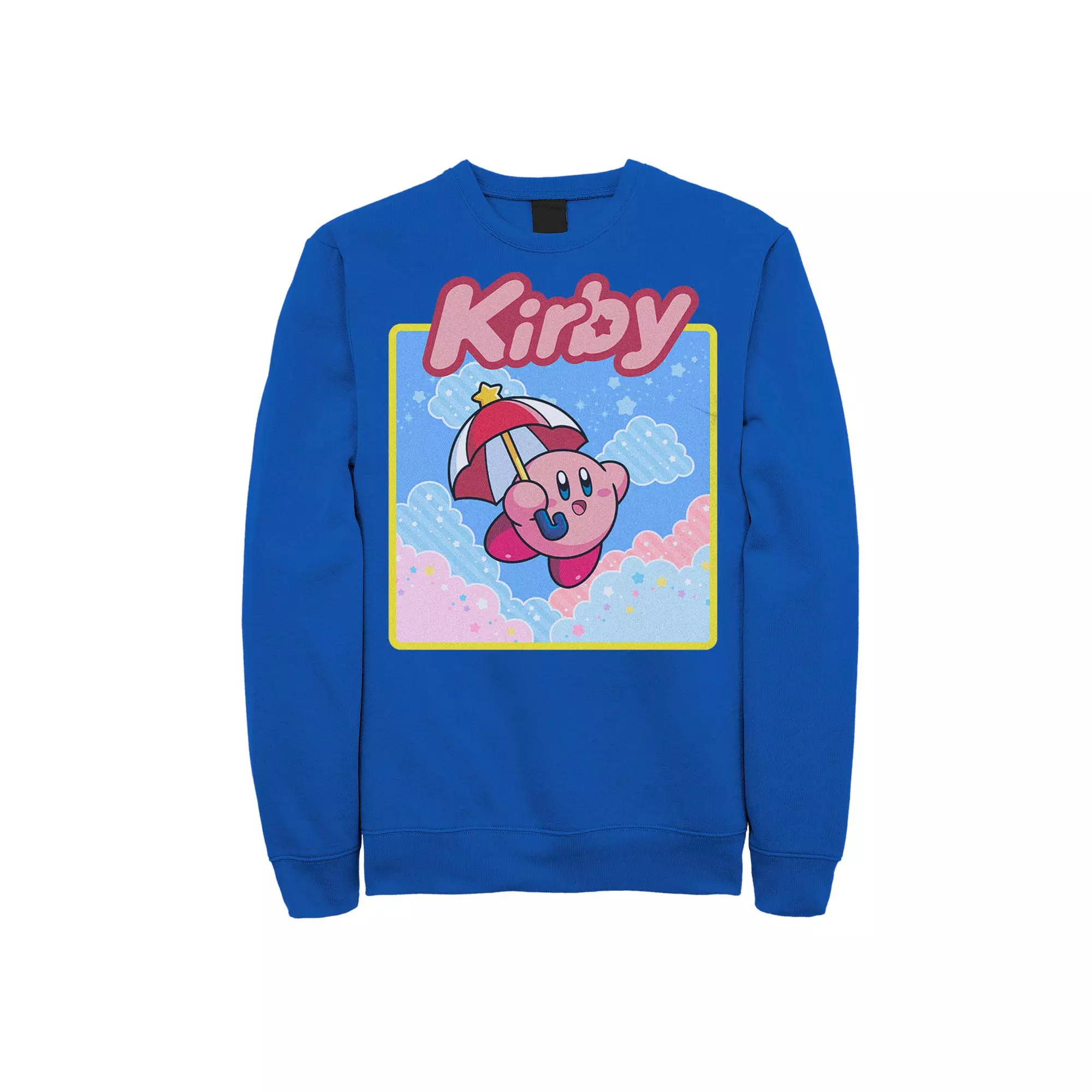 Men's Nintendo Kirby Flying With Umbrella Graphic Fleece,  Product Image