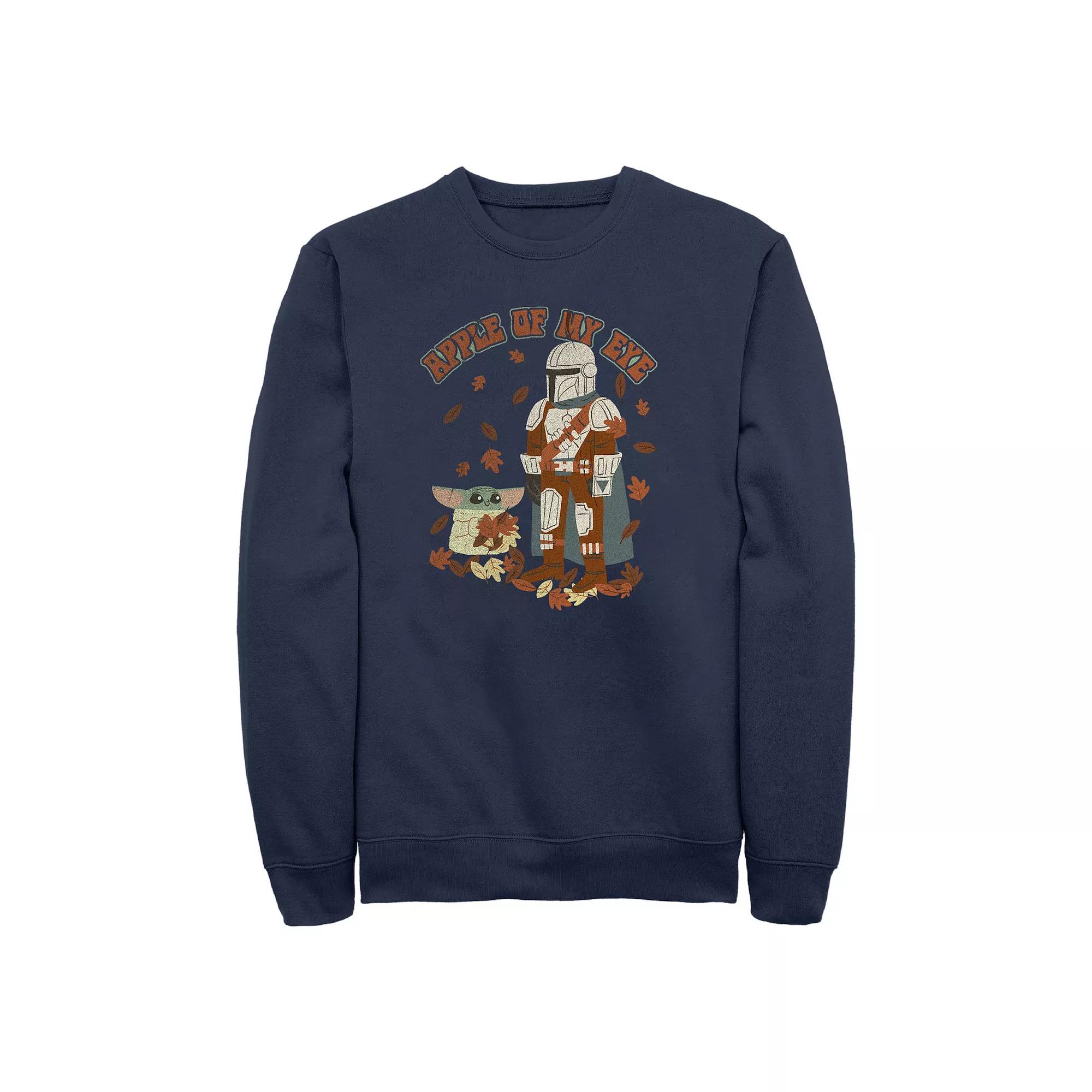 Men's Star Wars The Mandalorian Apple Of My Eye Graphic Fleece,  Product Image