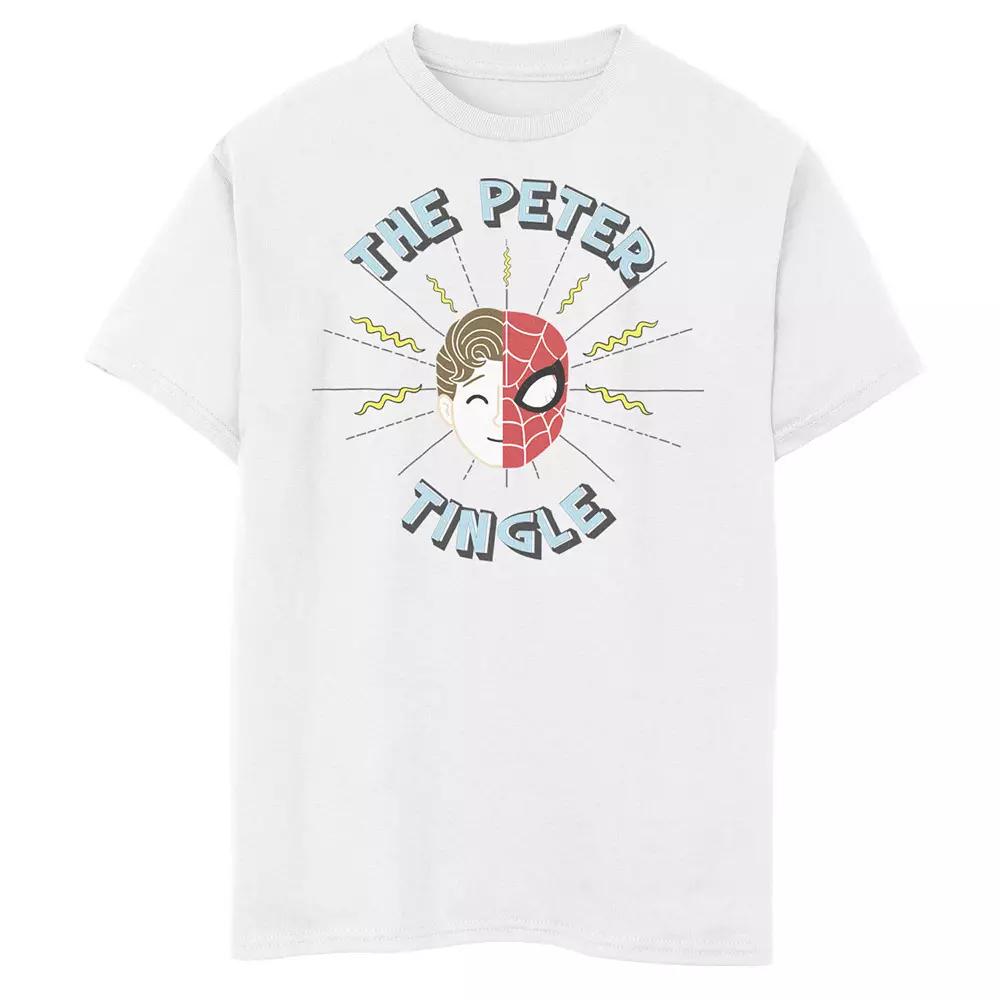 Boys 6-20 Marvel Spider-Man Far From Home The Peter Tingle Head Shot Graphic Tee, Boy's,  Product Image