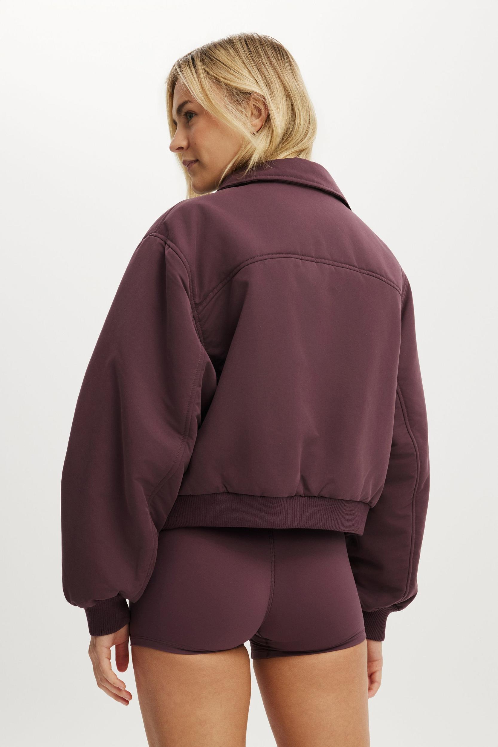 Collared Soft Touch Bomber Product Image