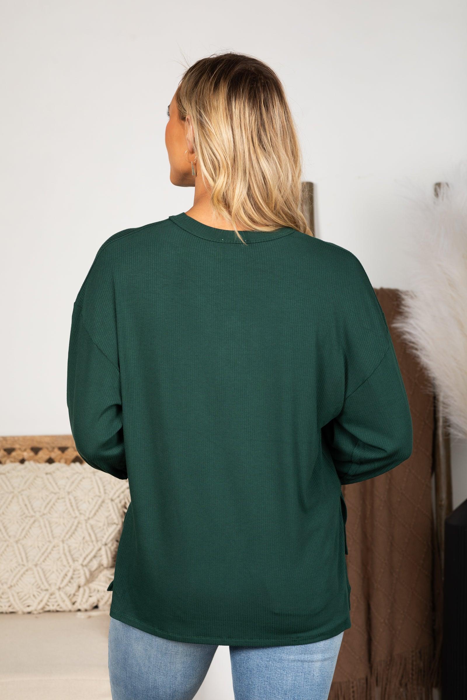 Essential Relaxed Long Sleeve With Side Slits Product Image