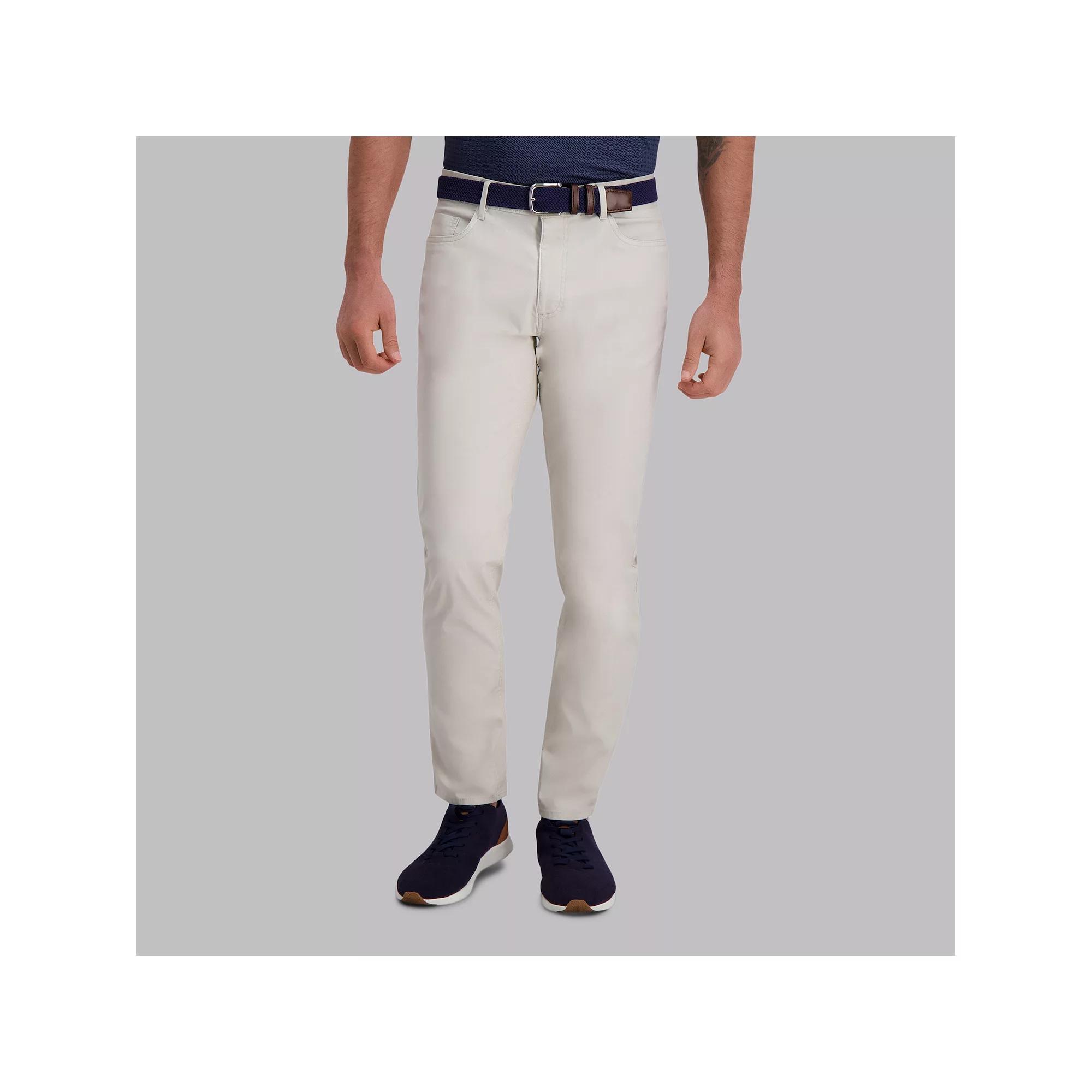 Men's Haggar® Active Series Travel Slim-Fit 5-Pocket Ripstop Pants,  Product Image