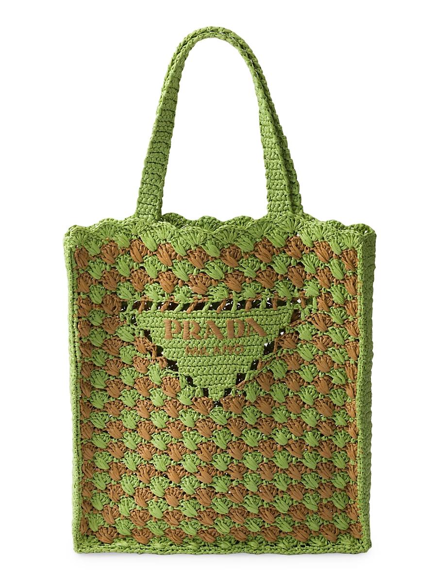 Womens Crochet Tote Bag Product Image