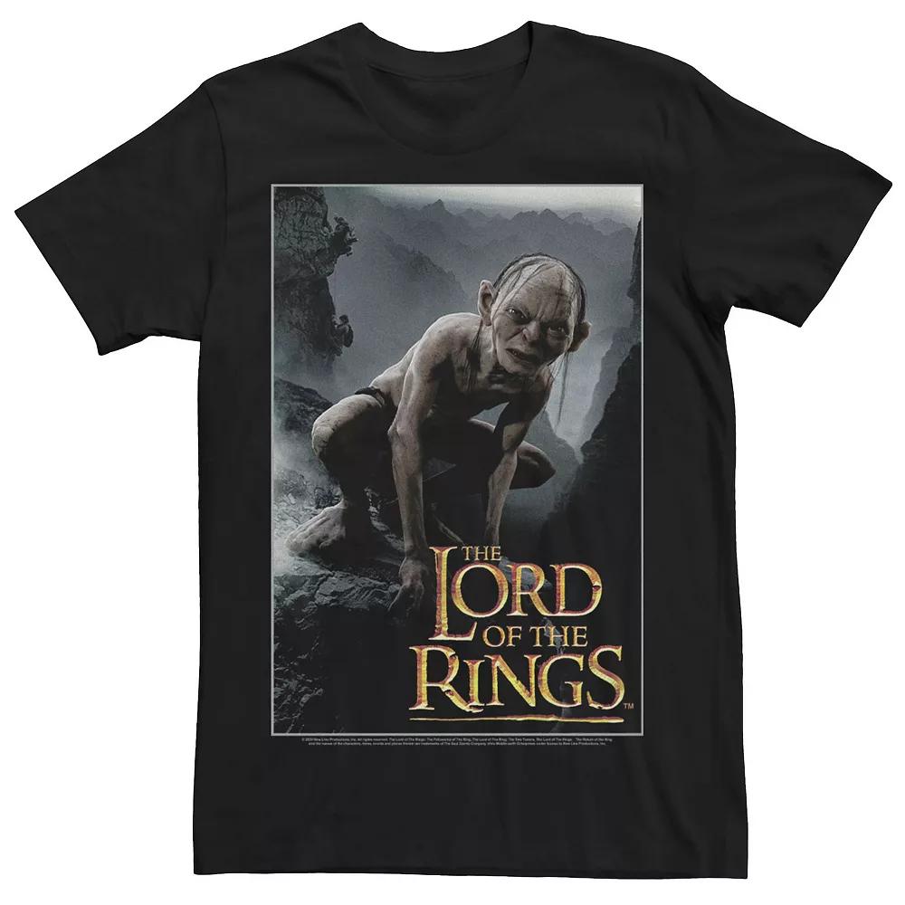 Men's Lord Of The Rings Gollum Poster Poster Tee,  Product Image