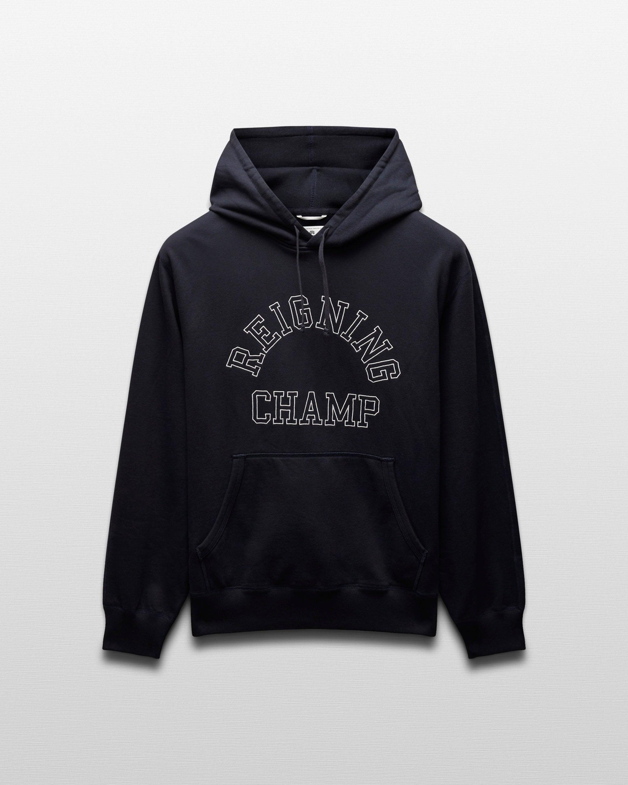 Midweight Terry Arch Logo Standard Hoodie Male Product Image
