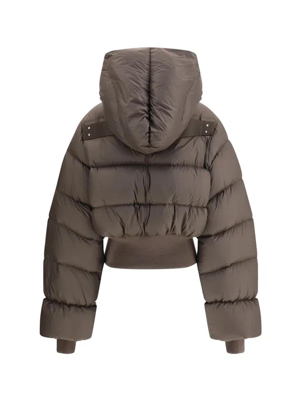 RICK OWENS Bomber Jacket Puffer Jackets Gray In Multi Product Image