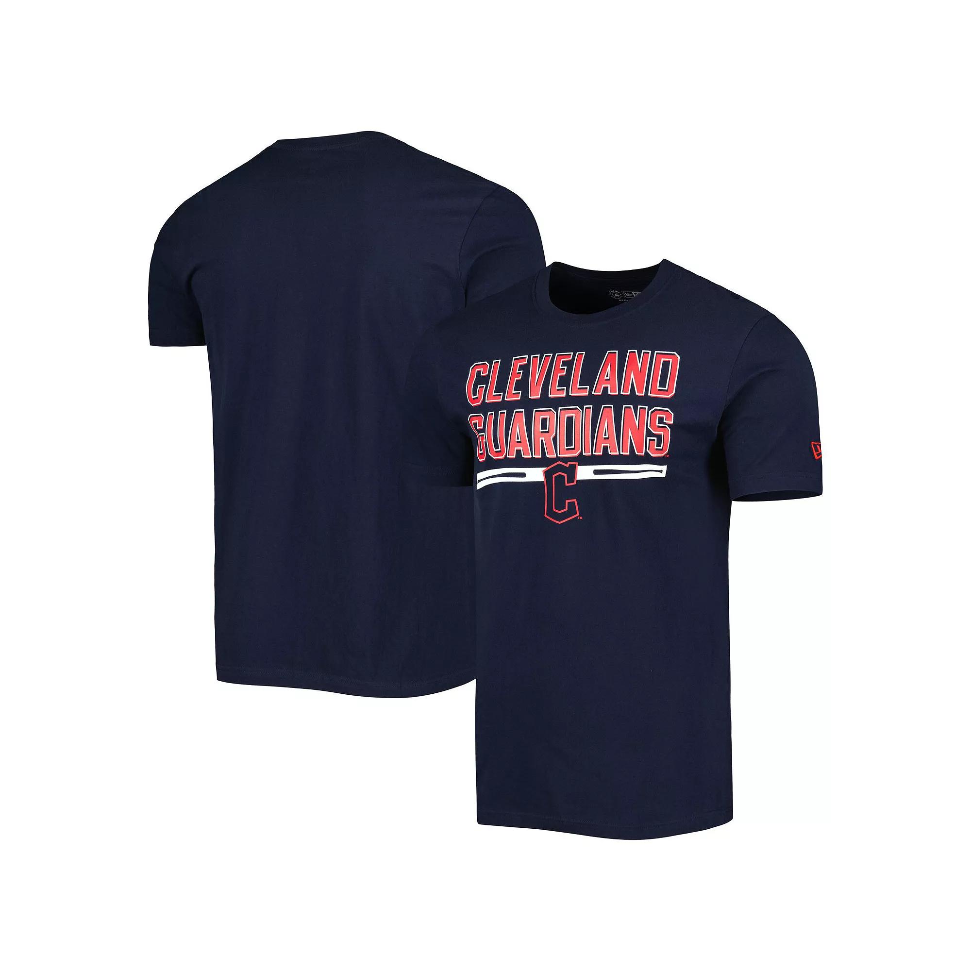 Men's New Era Navy Cleveland Guardians Batting Practice T-Shirt, Size: Small, Grd Blue Product Image