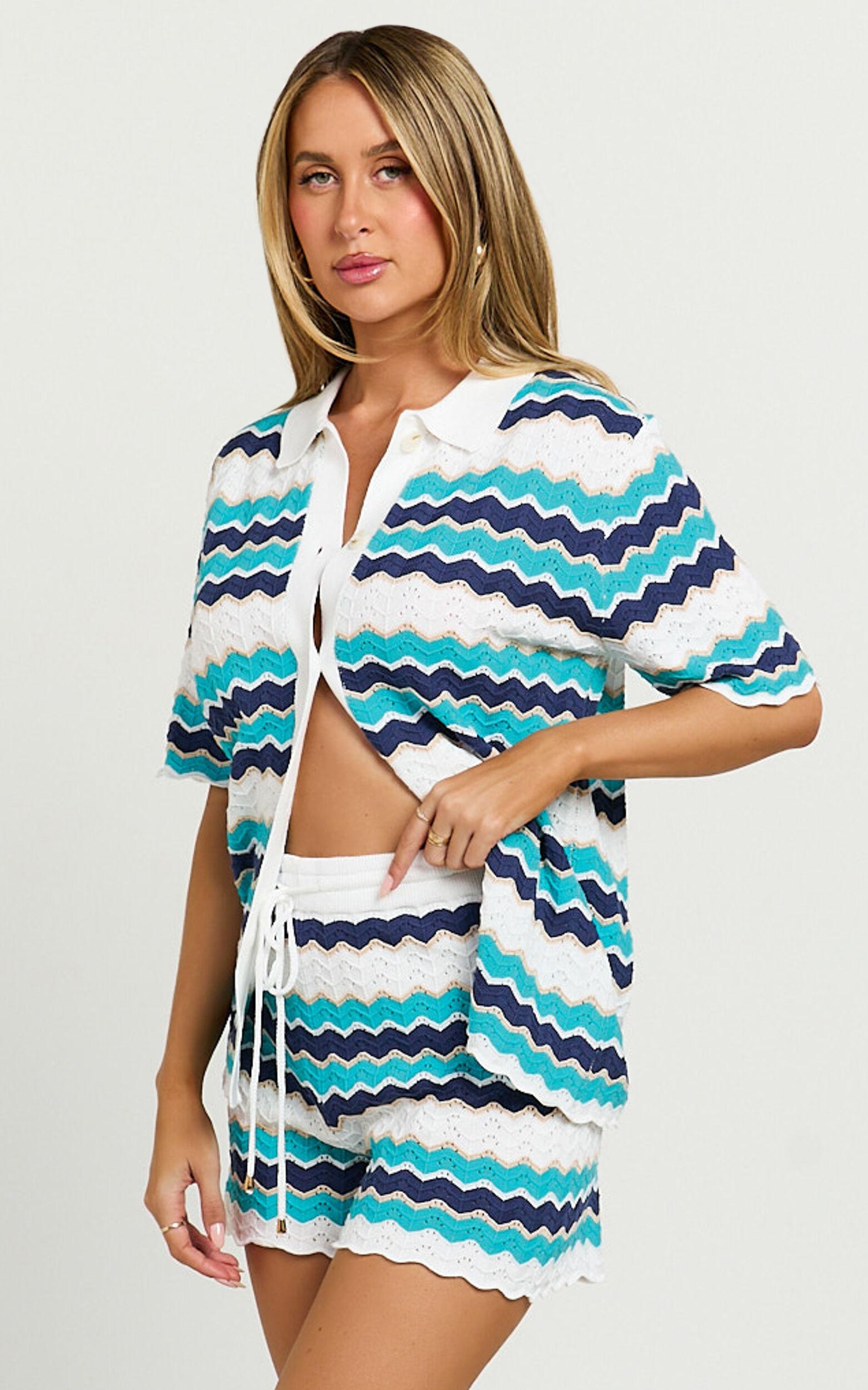 Runaway The Label - Hubert Short in Blue Multi Product Image