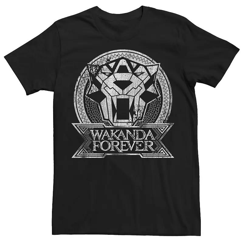Men's Marvel Wakanda Forever Tribal Panther Logo Tee,  Product Image