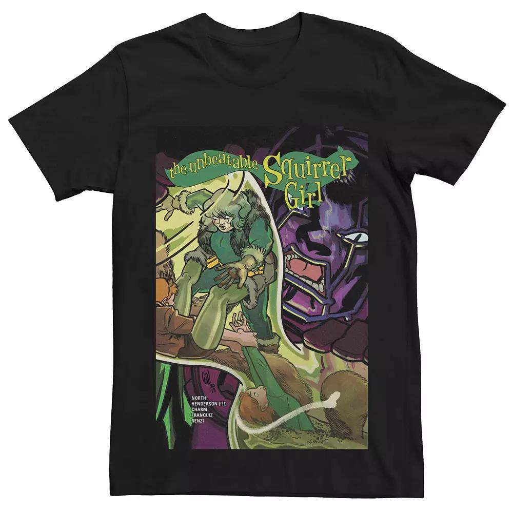 Men's Marvel's The Unbeatable Squirrel Girl #42 Comic Cover Tee, Size: Medium, Black Product Image