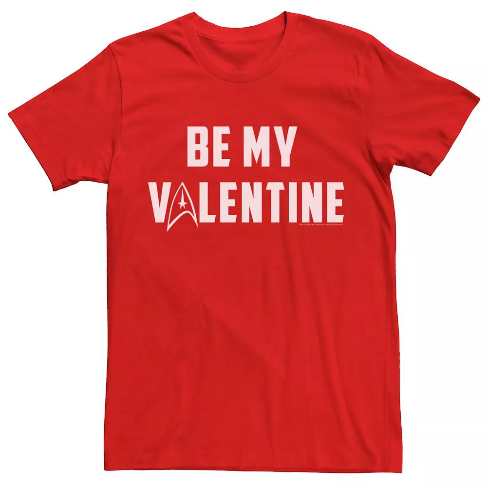 Men's Star Trek Be My Valentine Delta Tee, Size: Large, Red Product Image