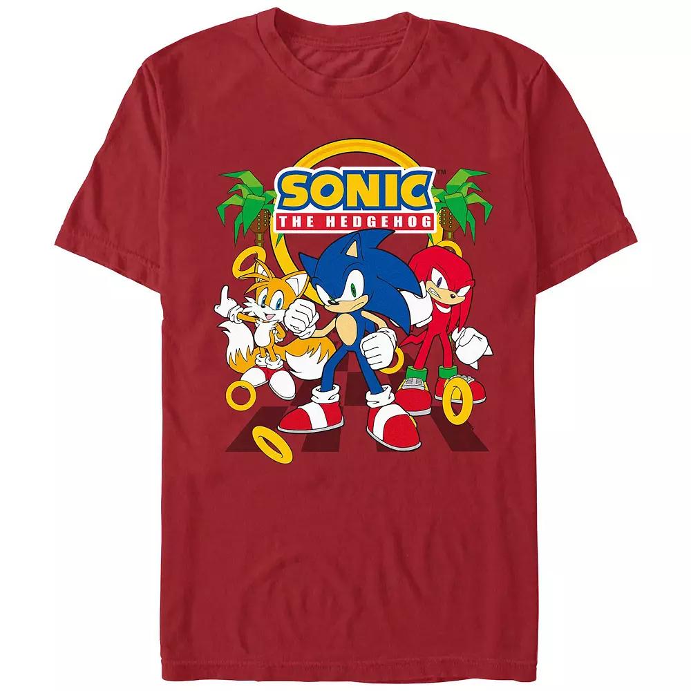 Men's Sonic The Hedgehog Running Buddies Graphic Tee,  Product Image