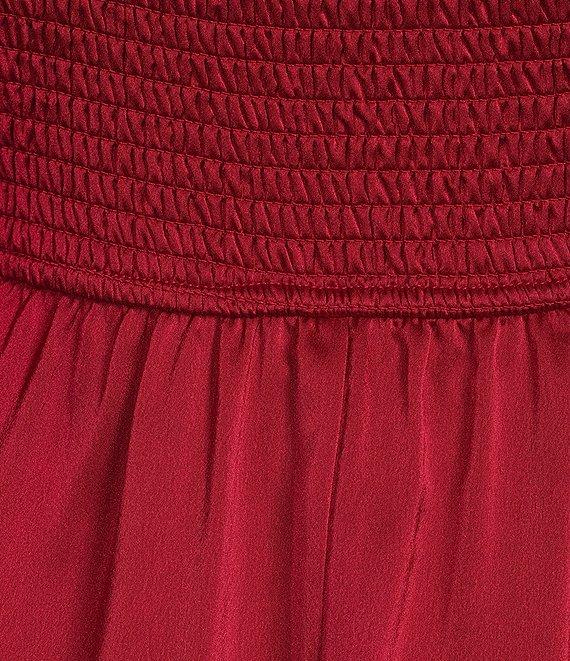 Allison & Kelly Halter Neck Bustier Corset Long Sleeve Tie Back Dress Product Image