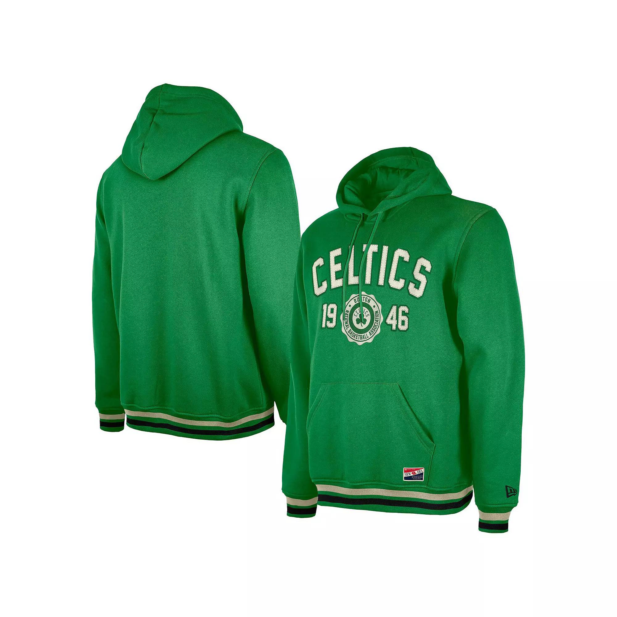 Men's New Era Black Sacramento Kings Throwback Vintage Pullover Hoodie,  Product Image