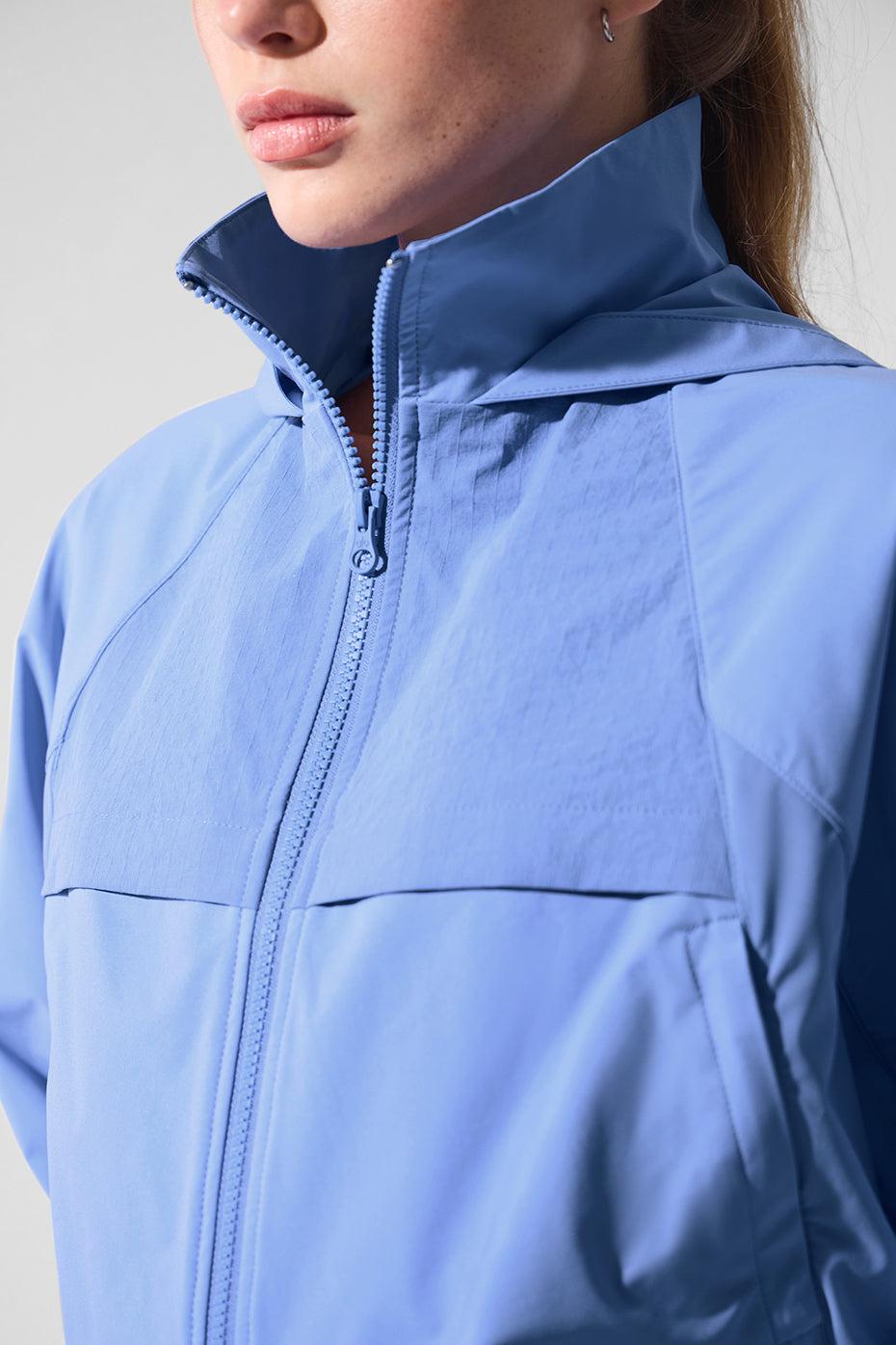 Cropped Playmaker Jacket - Crystal Clear Blue Female Product Image