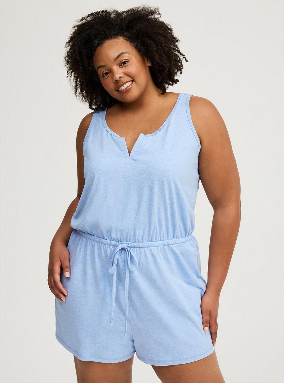 Cotton Modal Lounge Romper Product Image