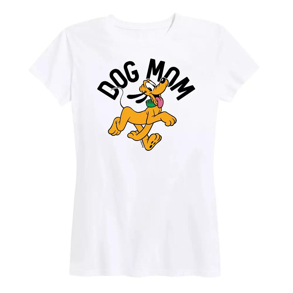 Disney's Pluto Women's Dog Mom Graphic Tee,  Product Image